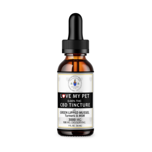 Love My Pet CBD Tincture with Green Lipped Mussel