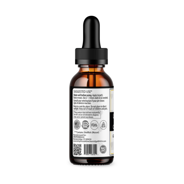 Love My Pet CBD Tincture with Green Lipped Mussel - Image 2